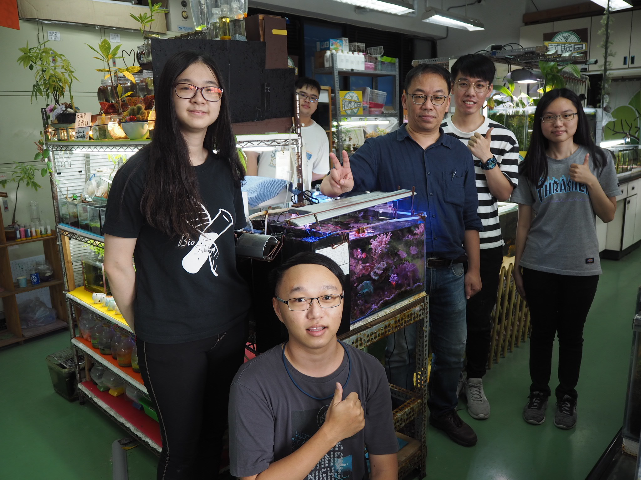大葉物魚坊用生物科技結合生活、療癒心靈
