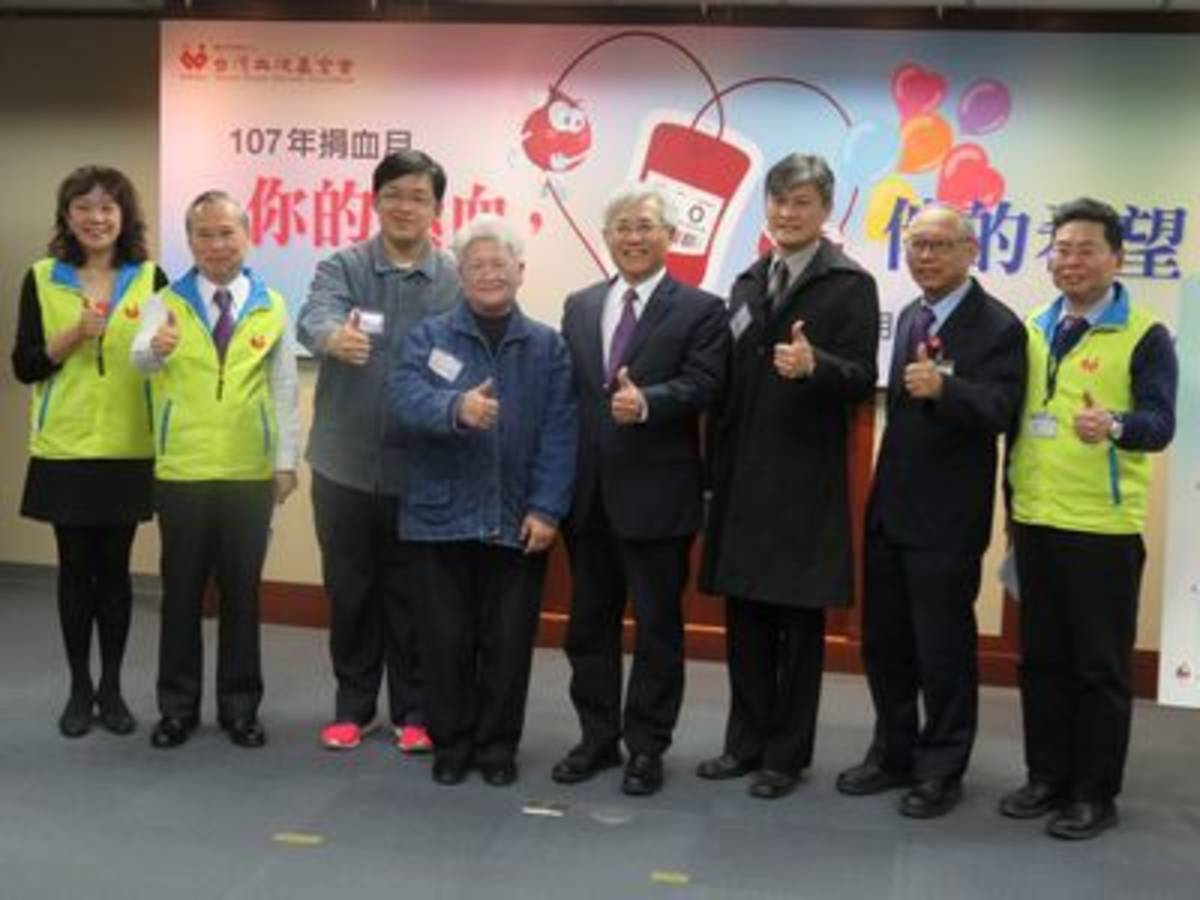 台灣血液基金會捐血月 捐出熱血幫助他人希望