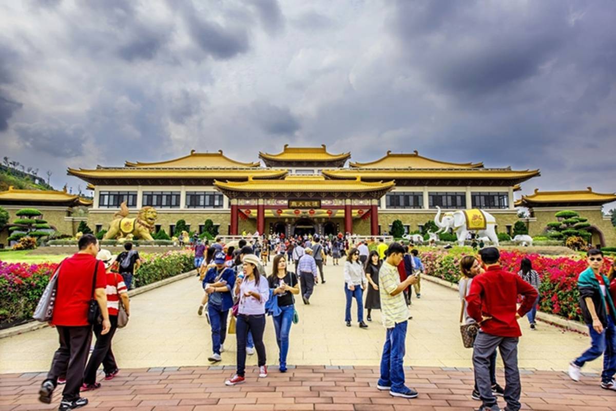 春節假期 佛光山4天吸客40萬