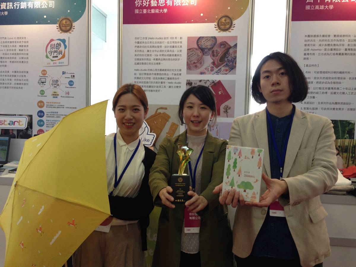 U-START頒獎  「你好藝思」奪百萬創業金