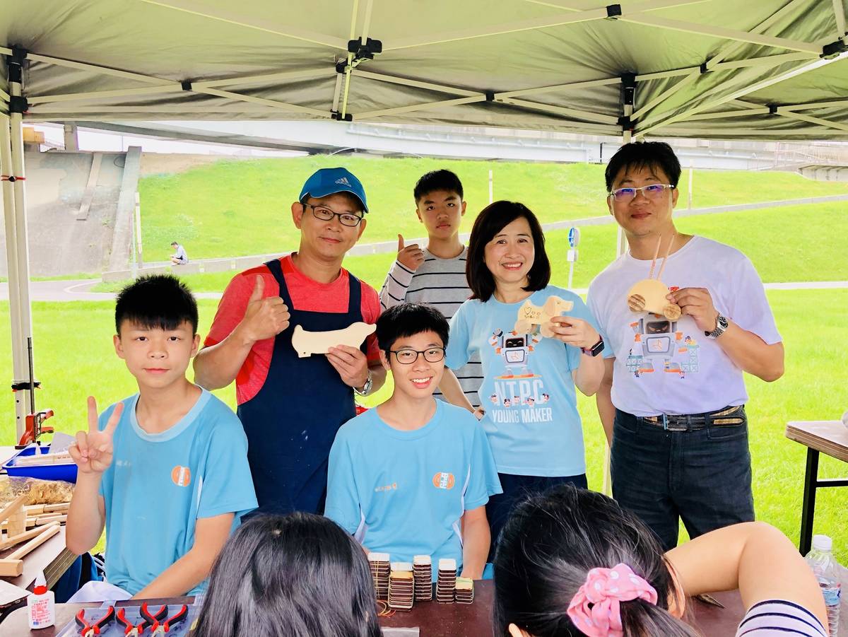 親子創客體驗，圖由新北市教育局提供。