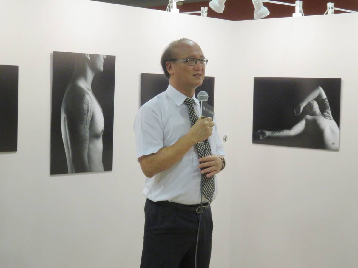 教育部常務次長林騰蛟出席〈逆風X顯影X進行式〉影像展開幕茶會