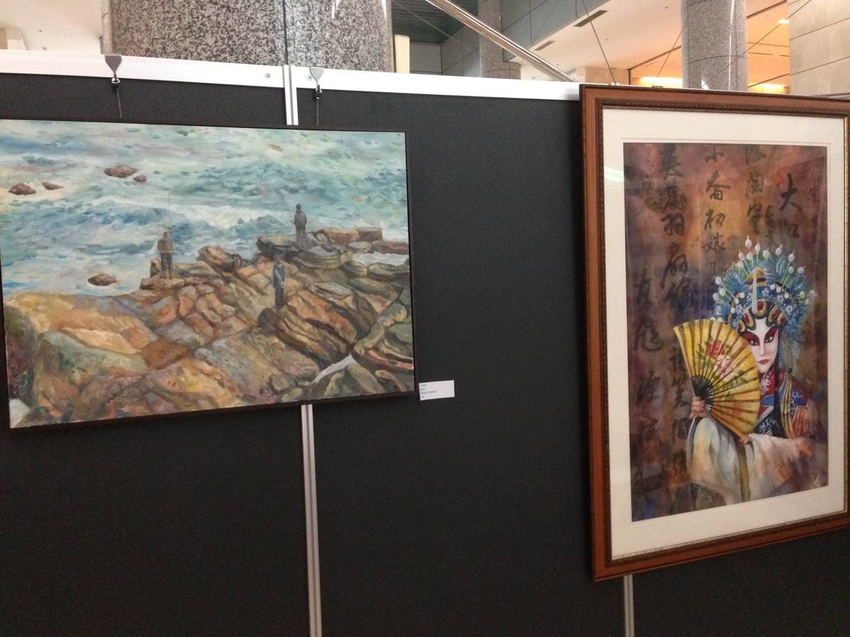 多件長輩的作品將在畫展中與大家見面
