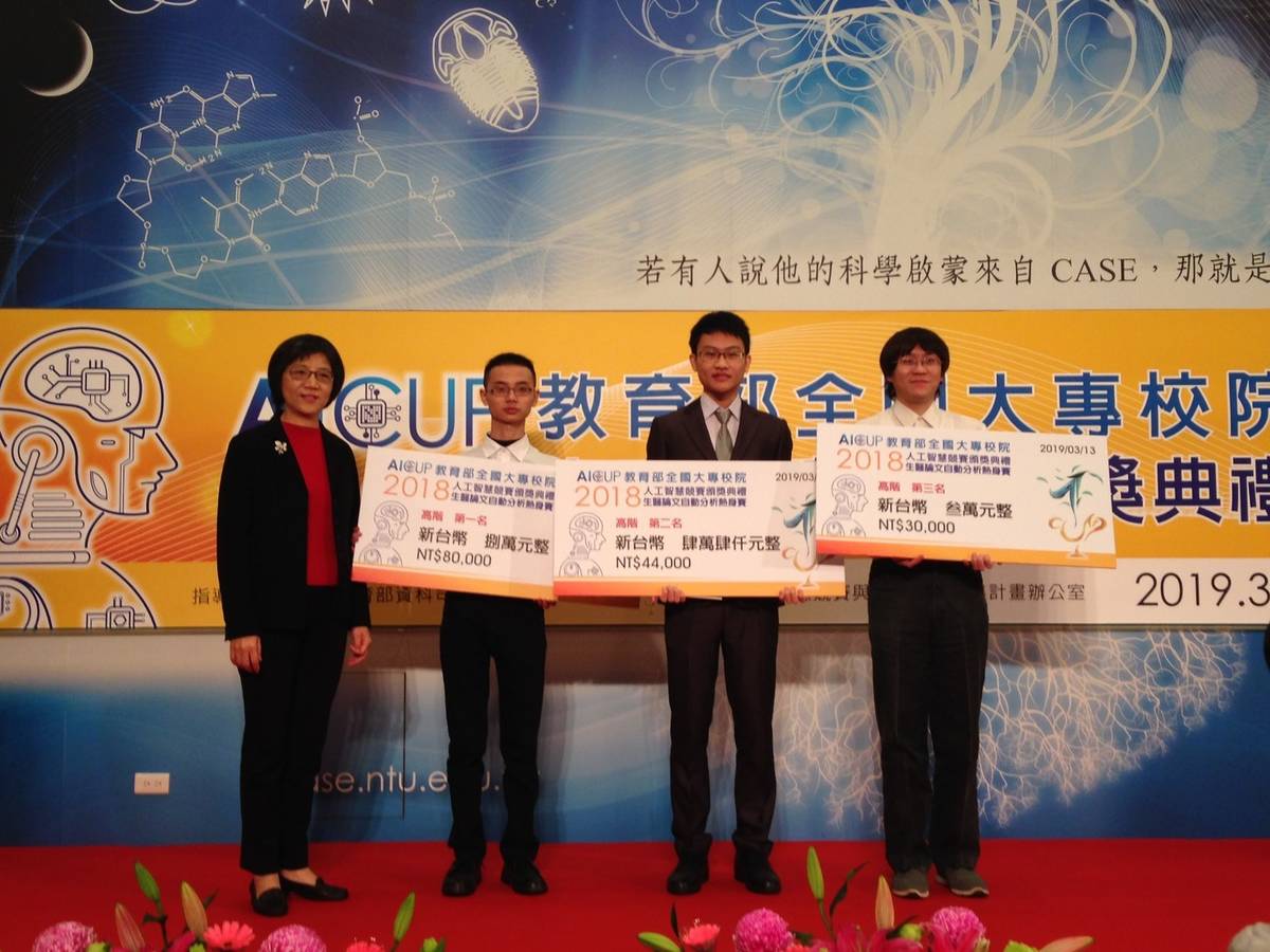 AI CUP 熱身賽頒獎