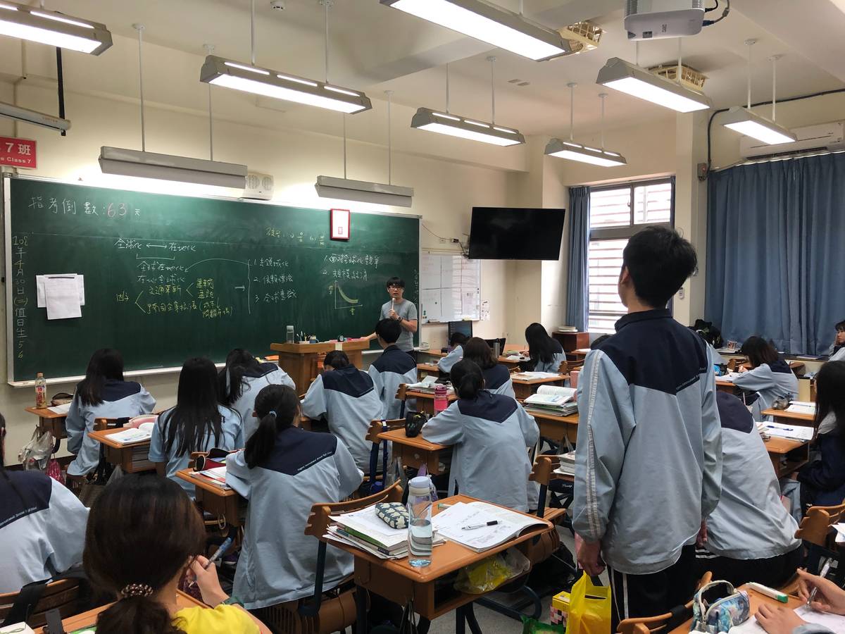 大園國際高中上課情形(桃園市教育局提供)