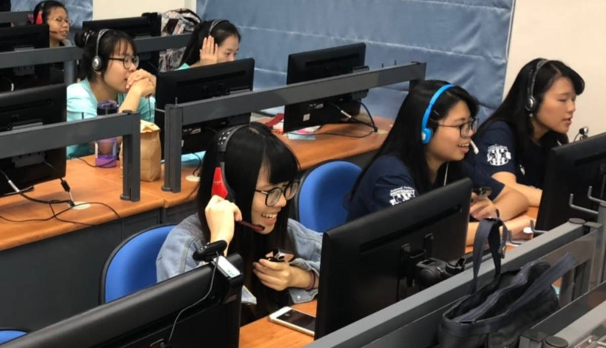 臺東大學數位學伴上課情形