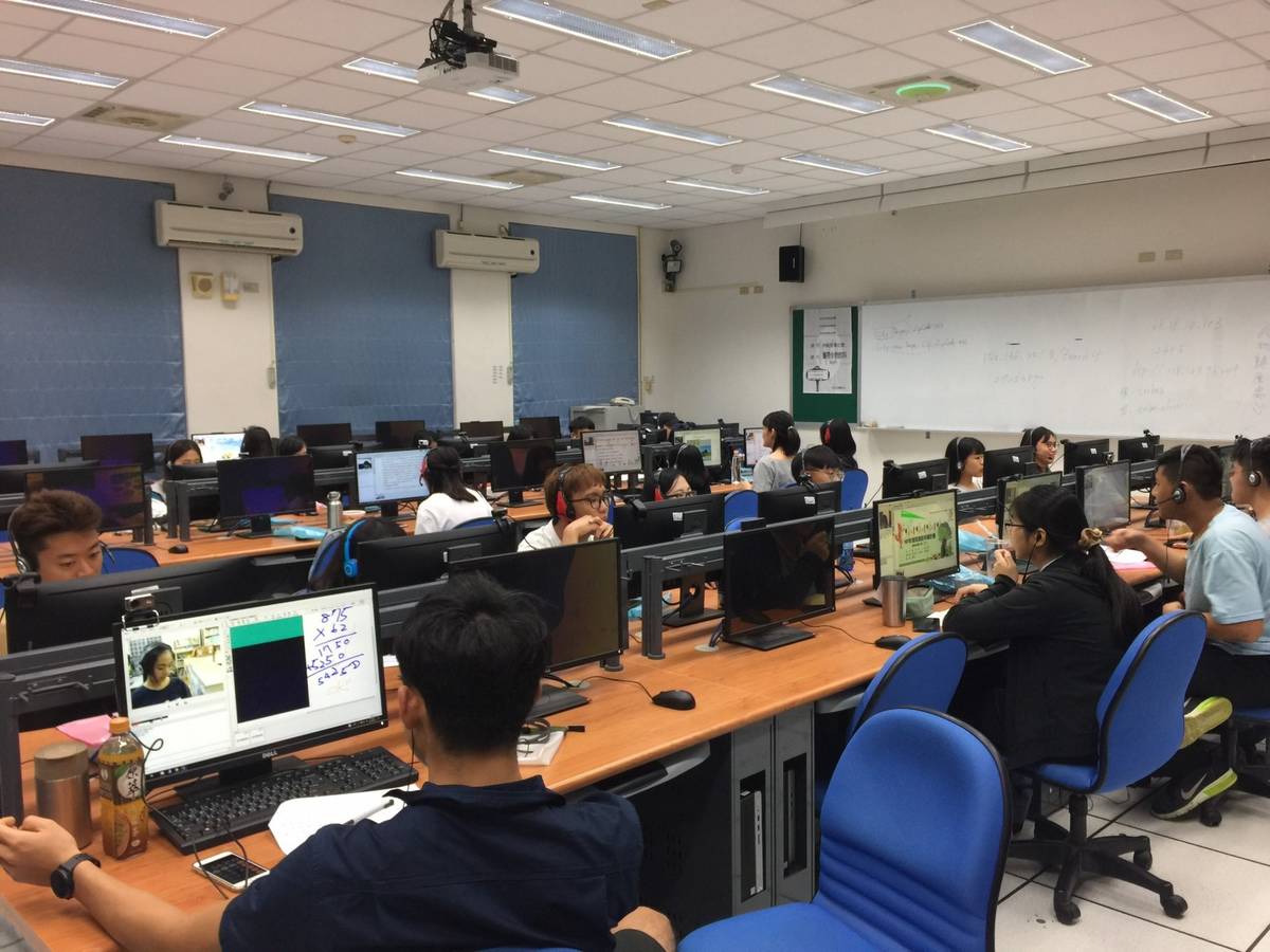 臺東大學大學伴上課情形