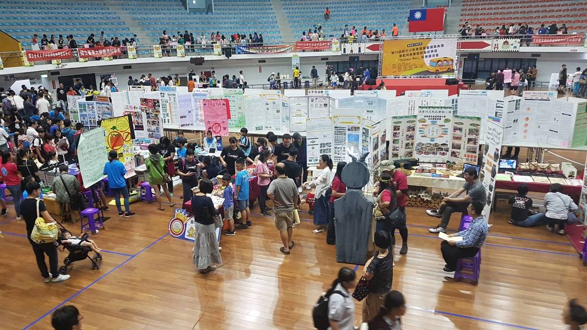 國中小科展科學園遊會活動現場