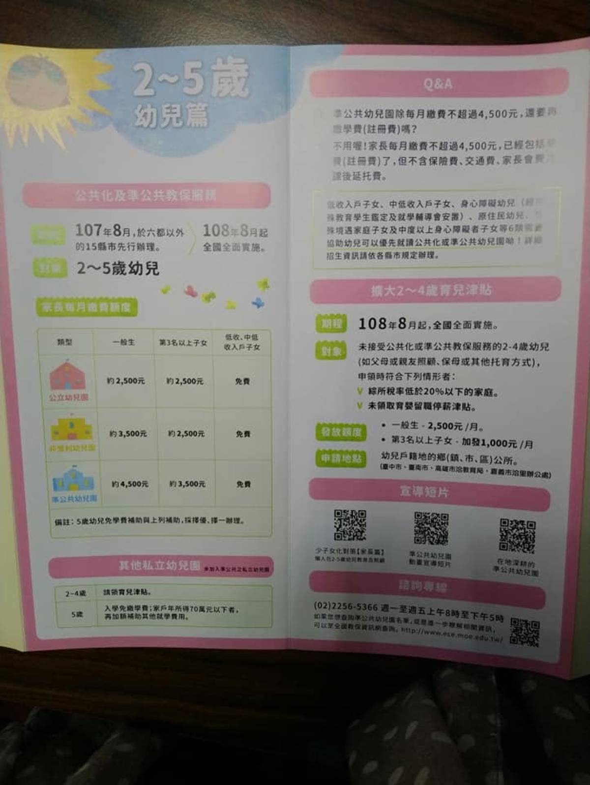 少子女化對策摺頁
