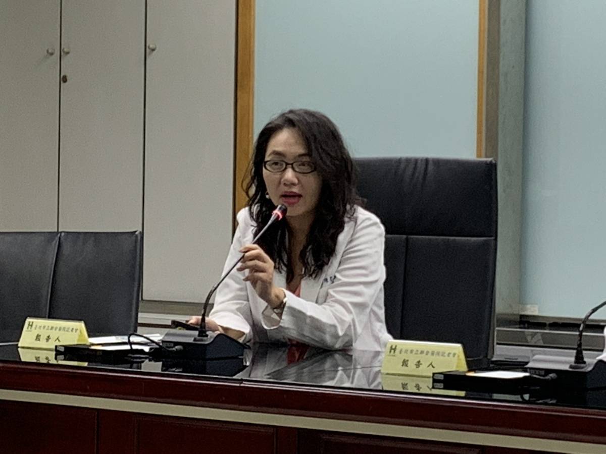 北市聯醫昆明防治中心副主任陳亮妤說明新興毒品危害