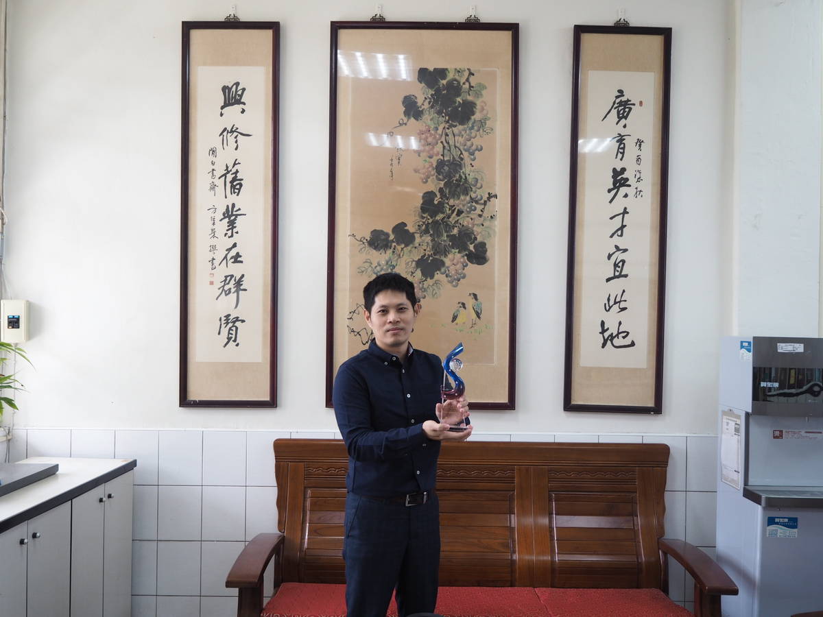 彰化縣二林鎮廣興國小校長吳寶嘉感謝學校的行政跟老師團隊用心的付出