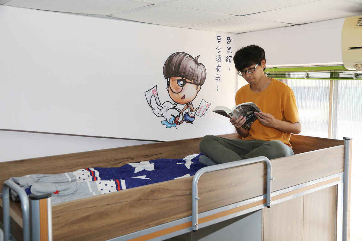 寢室小角落巧妙設計插圖，讓住宿生活增添趣味
