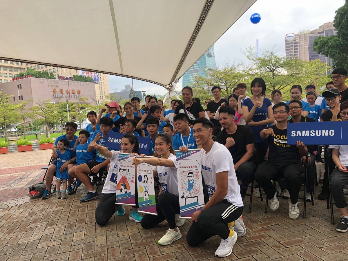 台灣三星電子舉辦「女力星世代」講座，邀請體壇健將郭婞淳、文姿云、陳傑分享經驗。