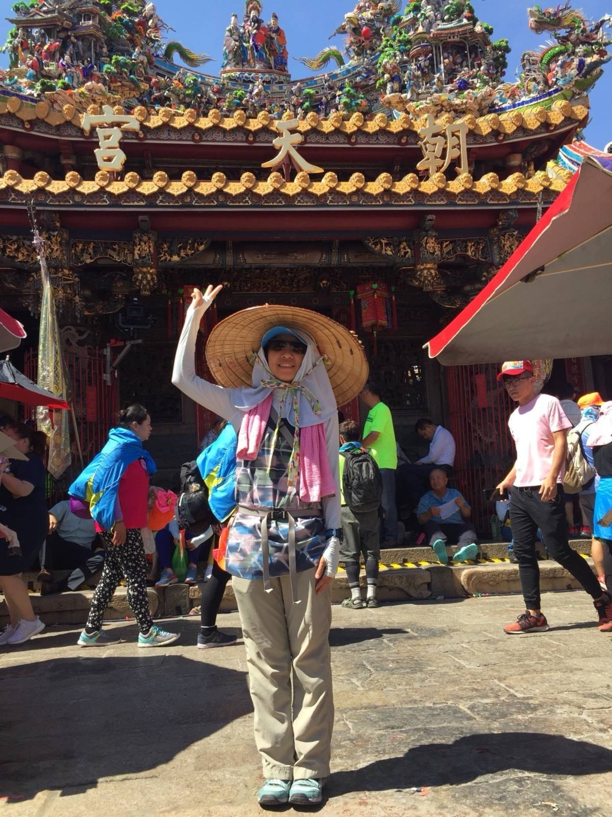 方麗雯是虔誠的媽祖信徒。（方麗雯/提供）