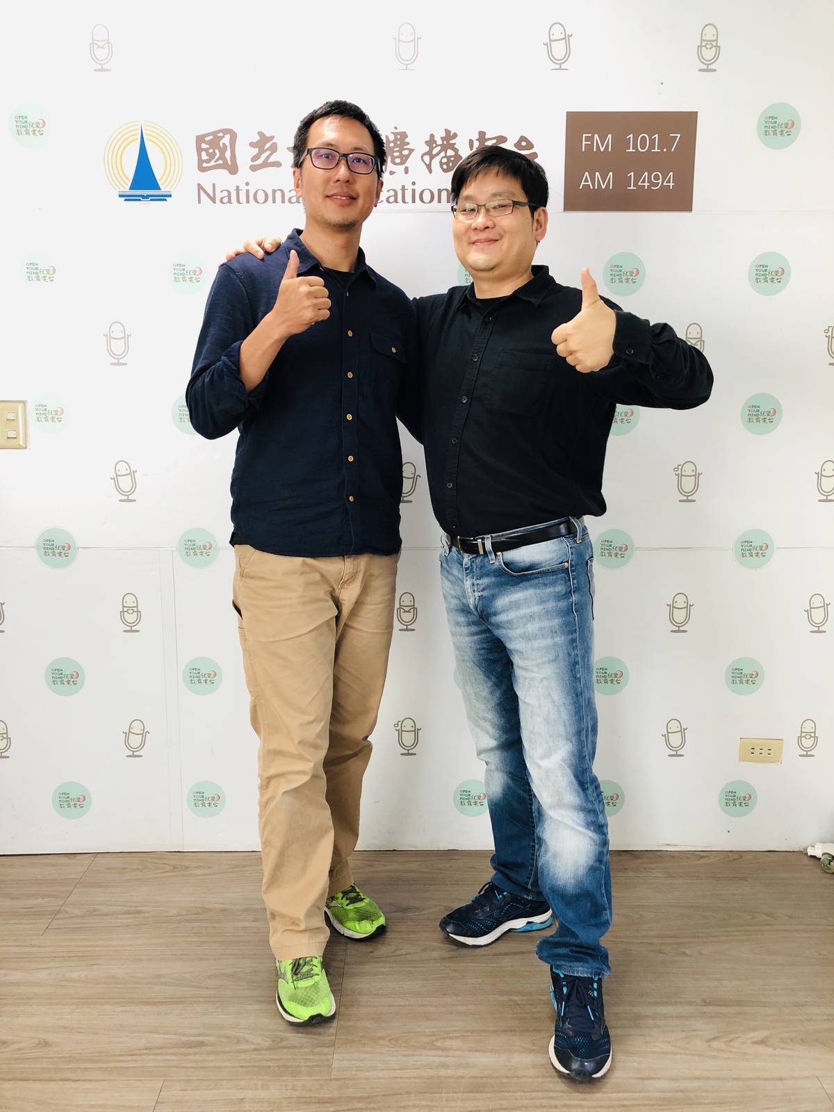 再次和謝一麟空中歡喜開講