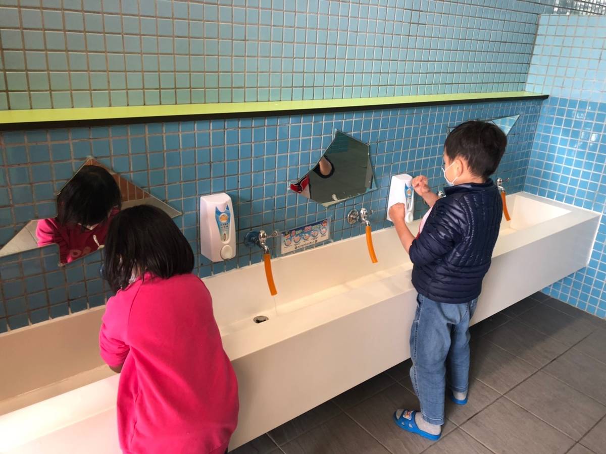 新北市教育局力推幼兒勤洗手5步驟7字訣，保健康更要多運動