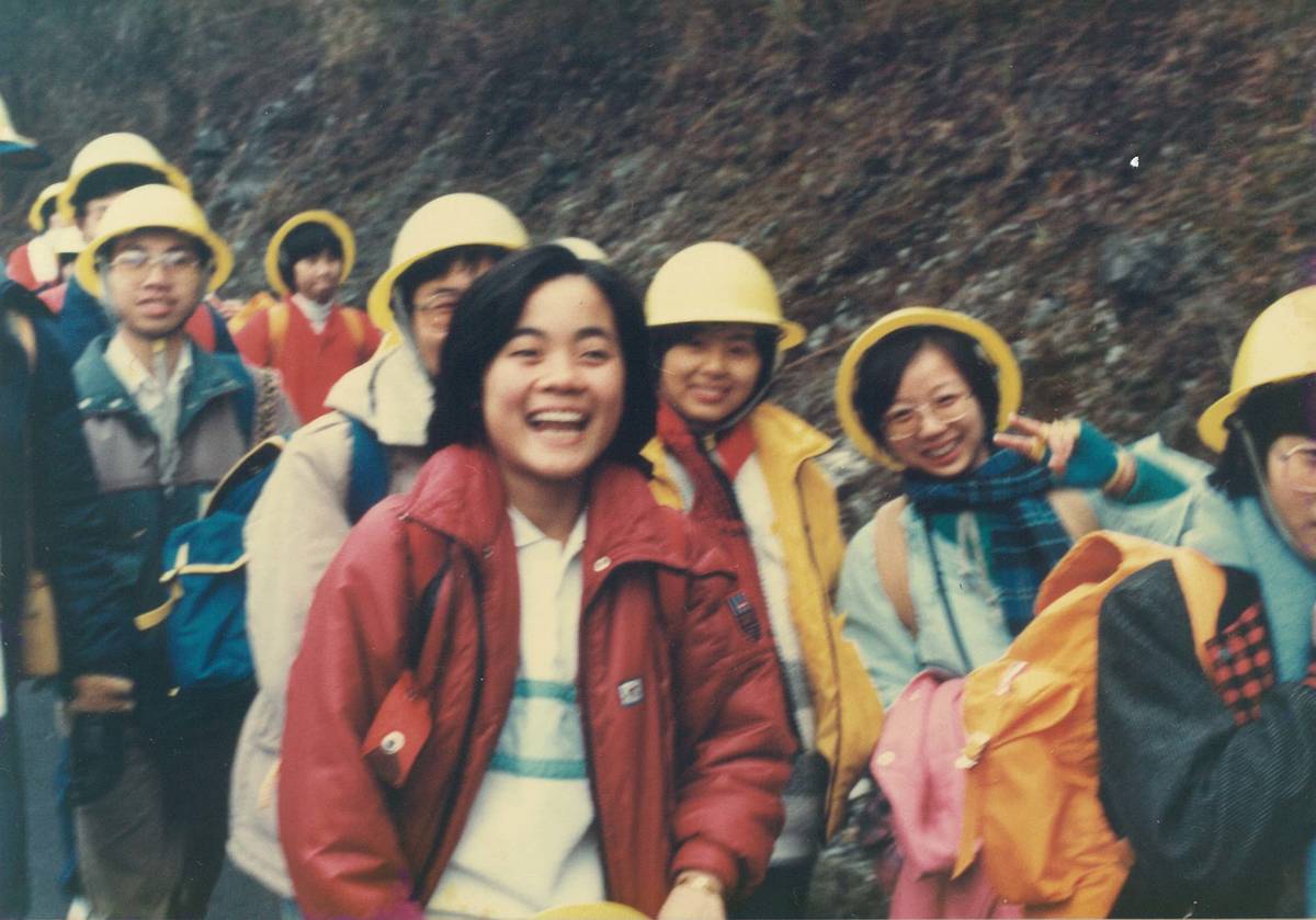 青春洋溢的中橫健行隊