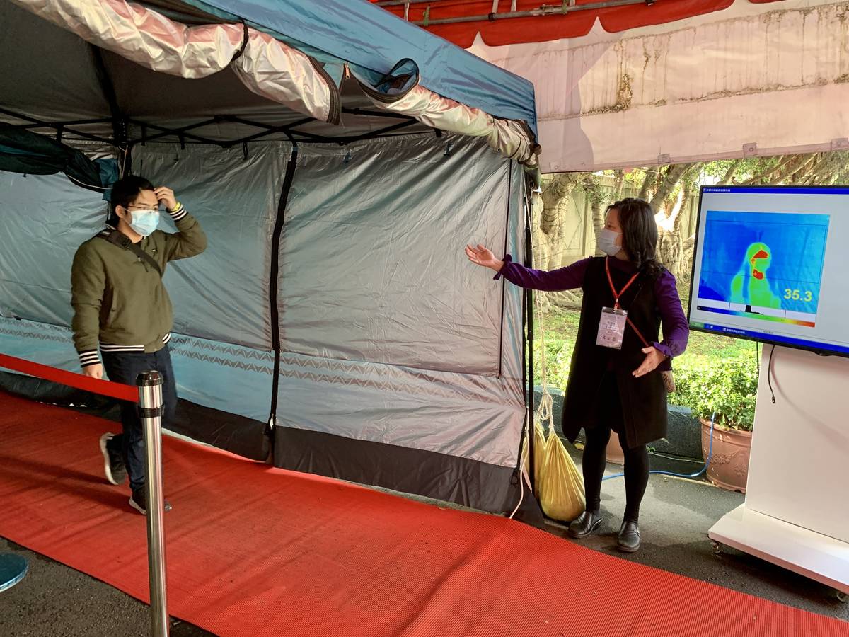 致理科技大學為了節省體溫量測時間，特別購買紅外線熱顯像儀