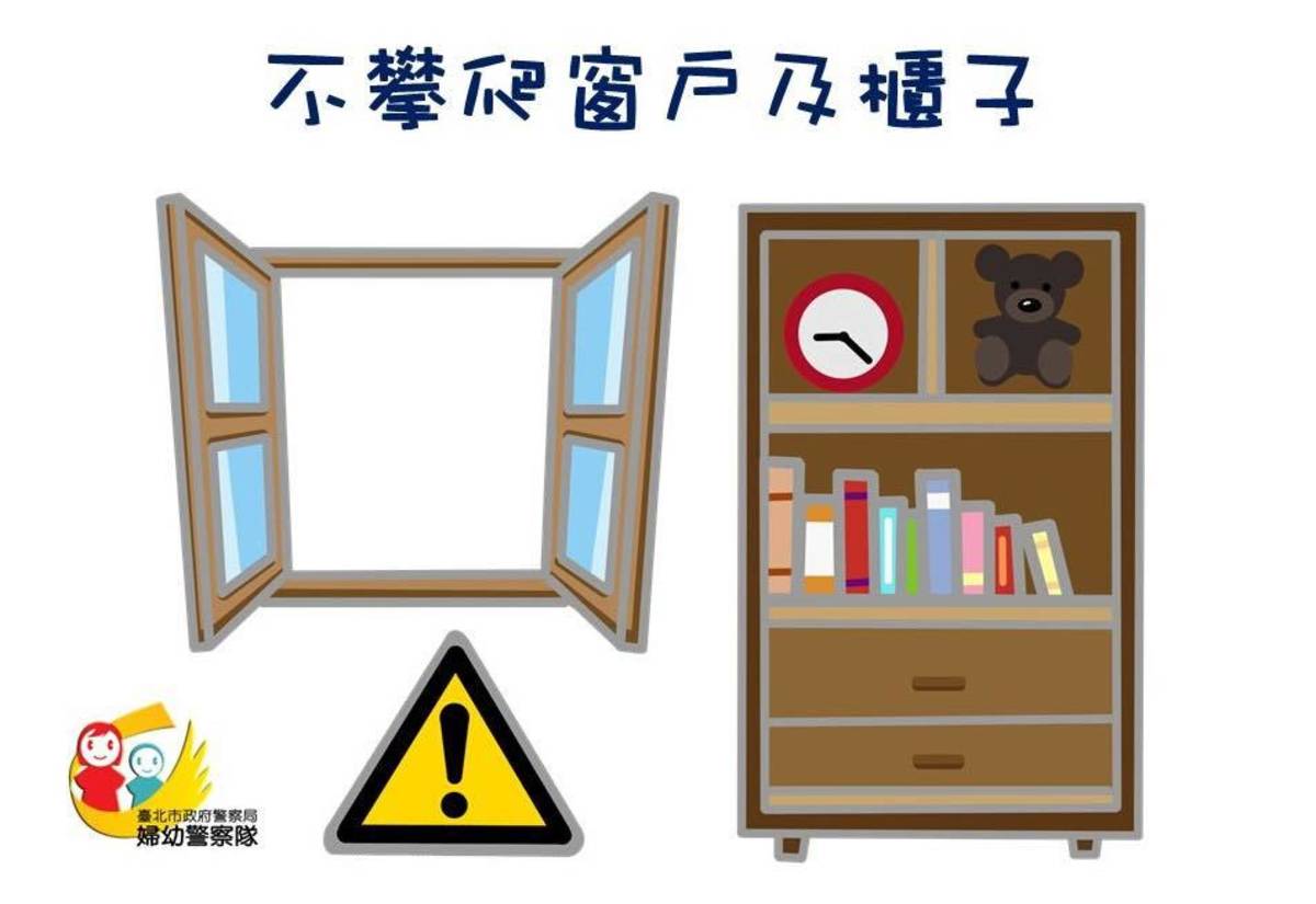 教導孩子不爬窗和櫃子