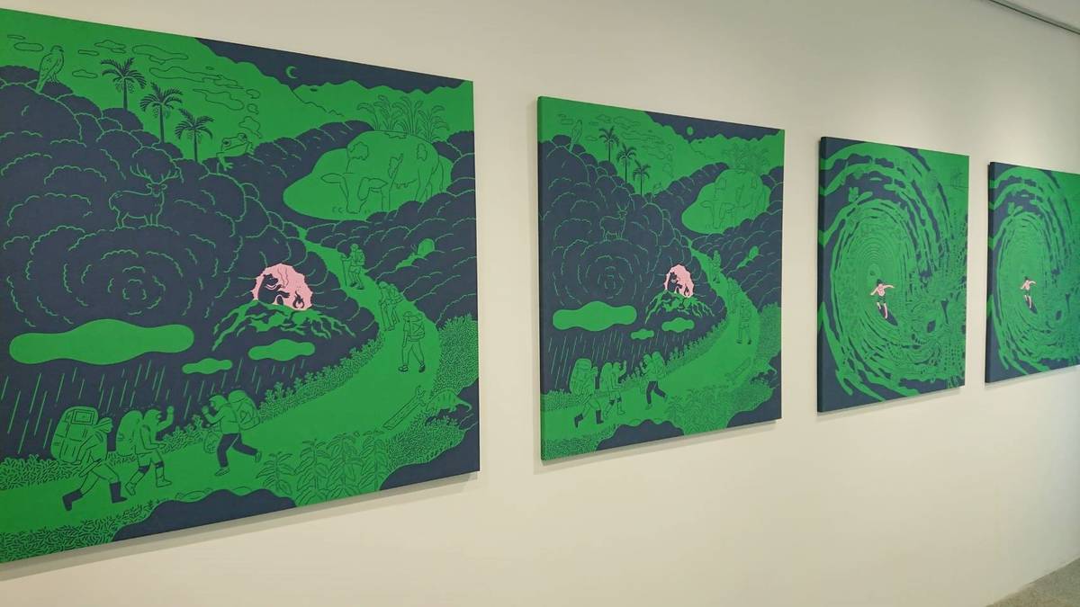 臺東設計中心推出全新主題特展「山海人」，邀請多位藝術家親赴現地踏查，將貼近臺東日常生活樣貌的感知，轉化成藝術作品。