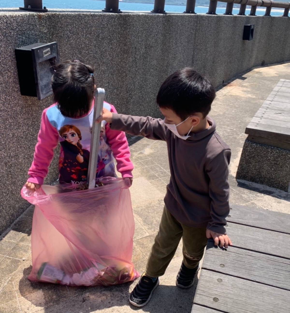 野柳附幼幼兒淨灘減塑愛地球