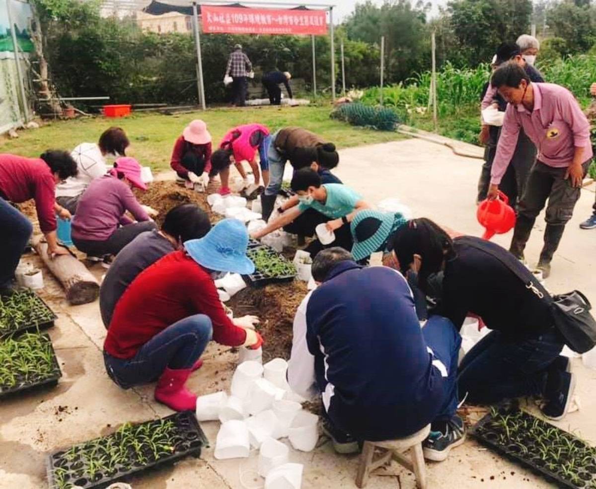 大山社區響應環境教育（圖片來源：苗栗縣環保局）