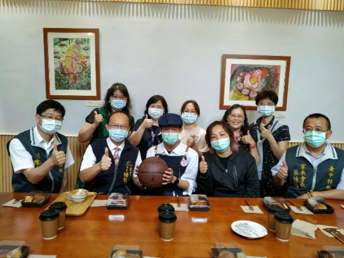 臺中特殊教育學校劉俊祥（圖片來源：臺中市教育局）