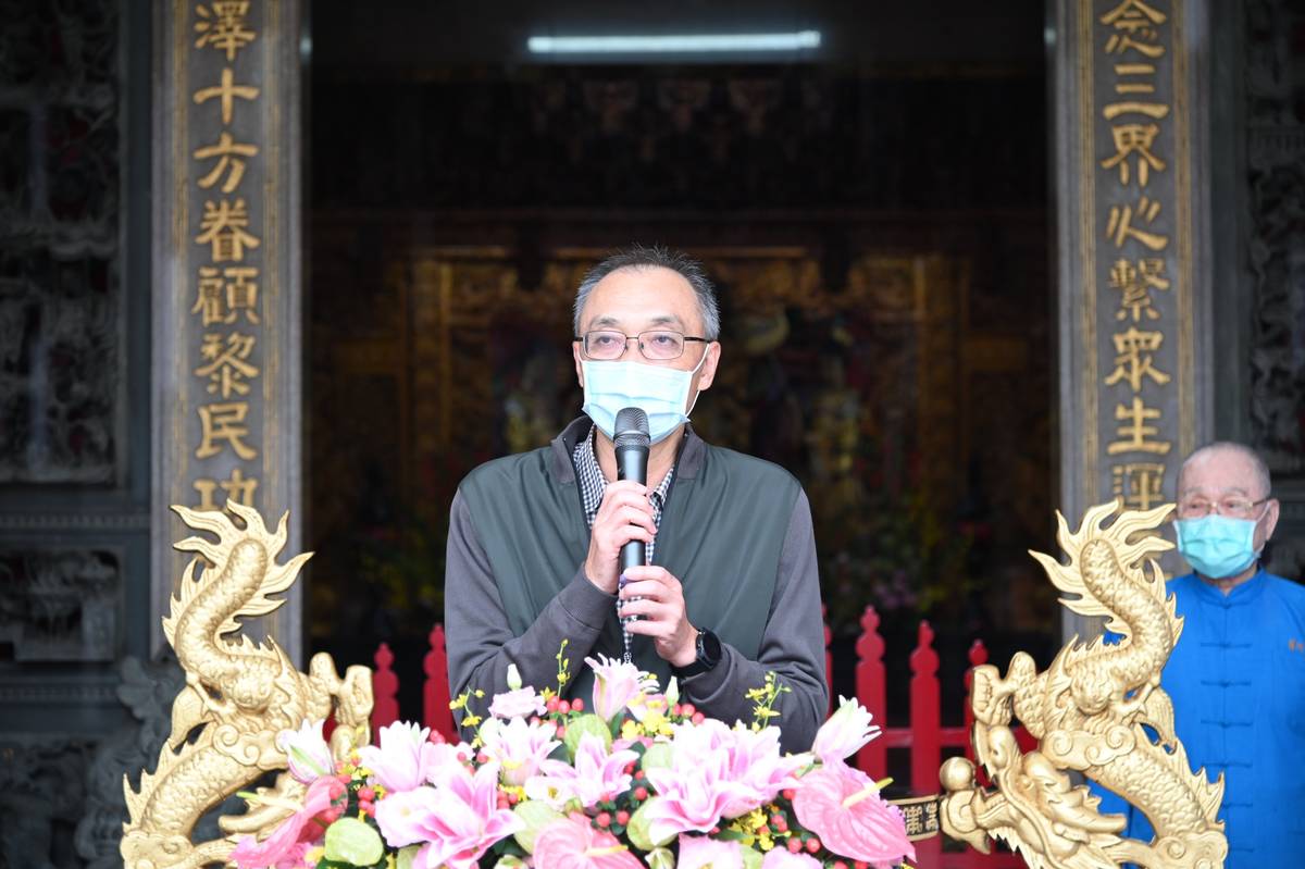謝政達副市長致詞。