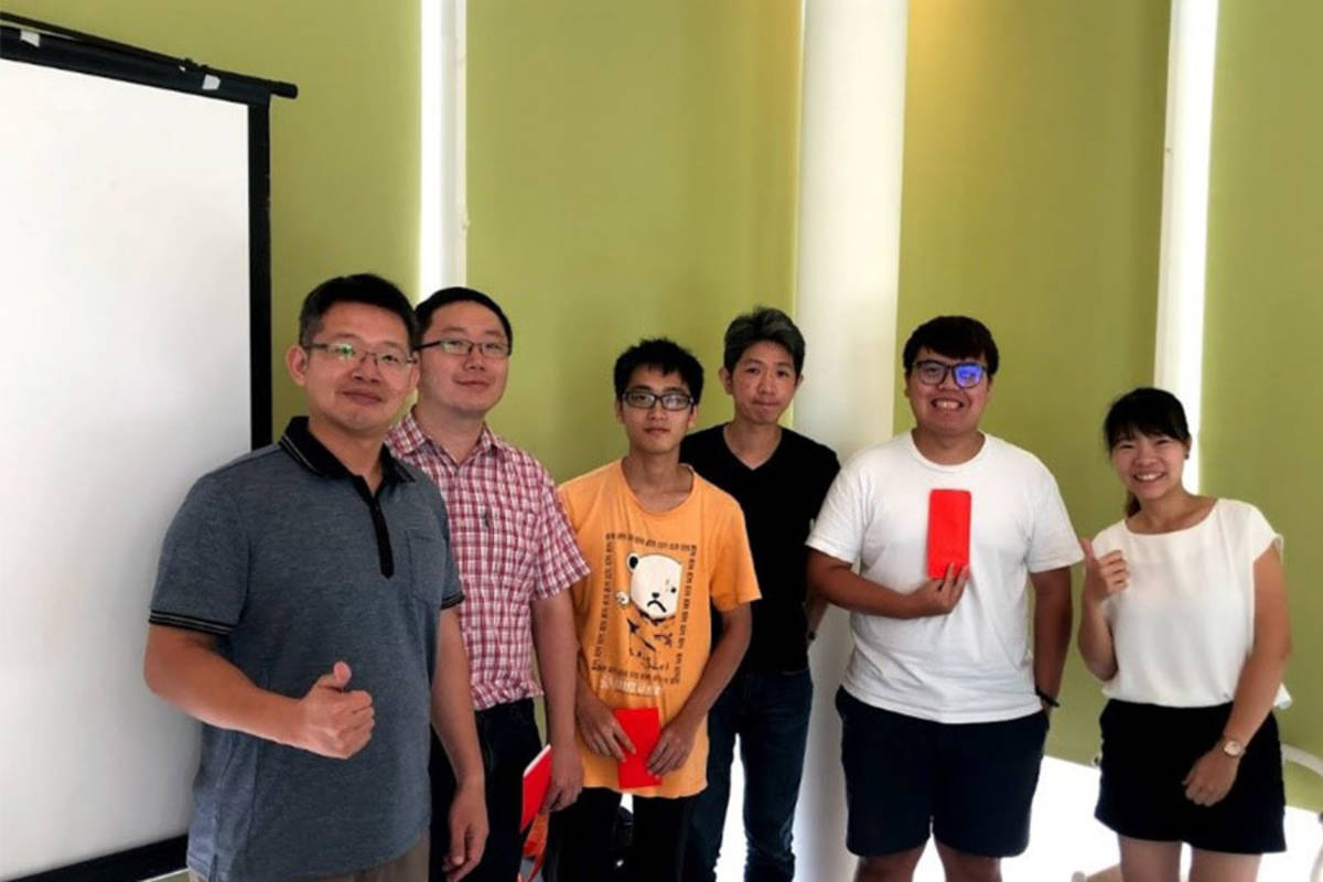 實習學生獲得獎學金1萬元（圖片來源：逢甲大學）