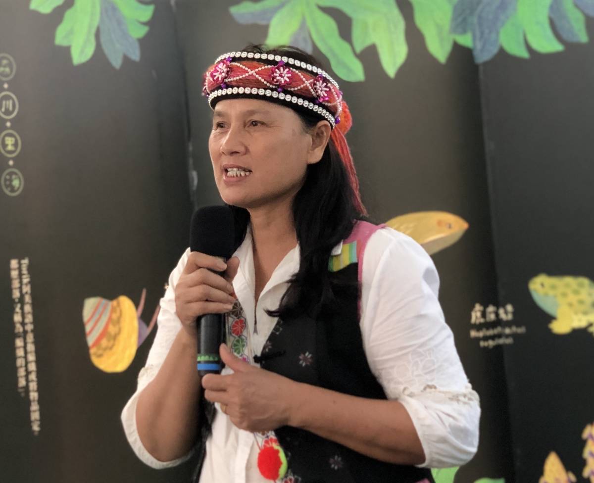 臺東縣原住民旮部融岸文化教育促進會理事長吳筱帆分享心得
