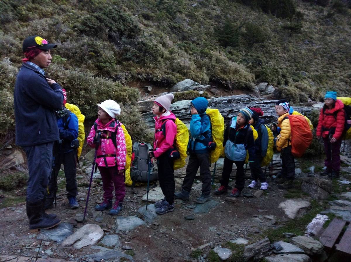 中山國小資源班同學進行四天三夜的山野教學