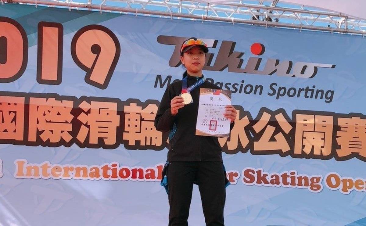 敦化國中吳映澄同學以正向積極態度面對比賽