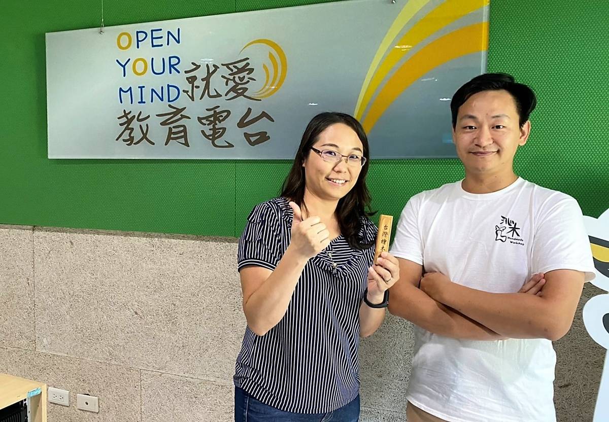 謝錦慶喜歡木工手作的溫度感因此從公務員改行創業
