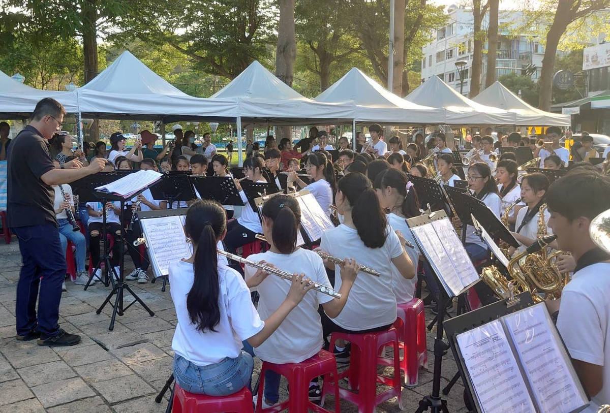 2020臺東管樂聯合音樂營，在鐵道藝術村辦理成果發表展演。