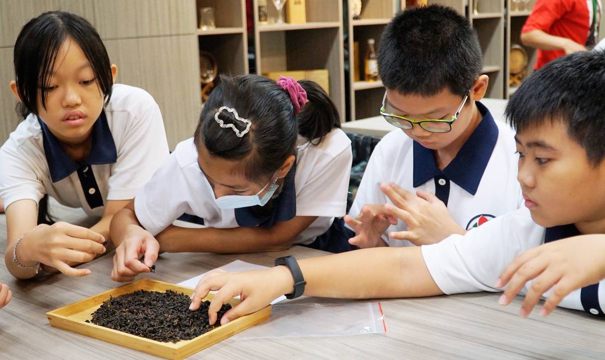 大葉大學食生系與彰化縣豐崙國小合作舉辦茶藝科學營