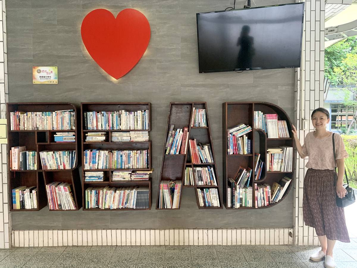 楊君方老師說，未來會持續秉持著「永遊書海，中生喜閱」的願景，繼續推動閱讀教育。