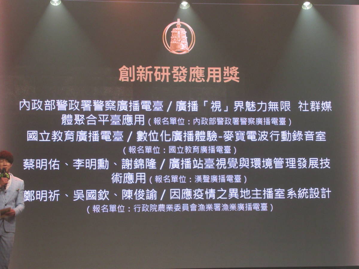 教廣「數位化廣播體驗-麥寶電波行動錄音室」入圍創新研發應用獎