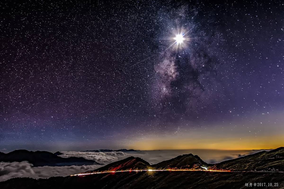 合歡山有全台首座最適合觀星的暗空公園(圖片來源：清境永續發展協會)