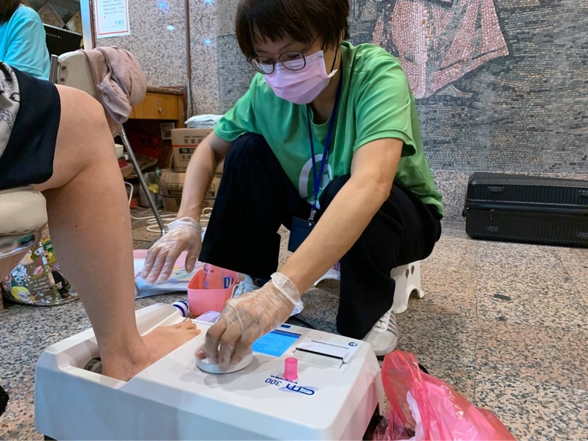 民眾檢測體驗