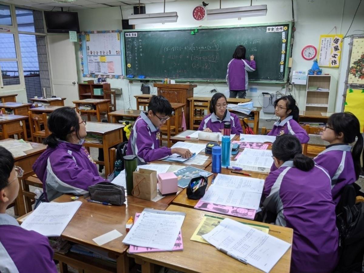 土城國中運用分組教學提升學習成效。