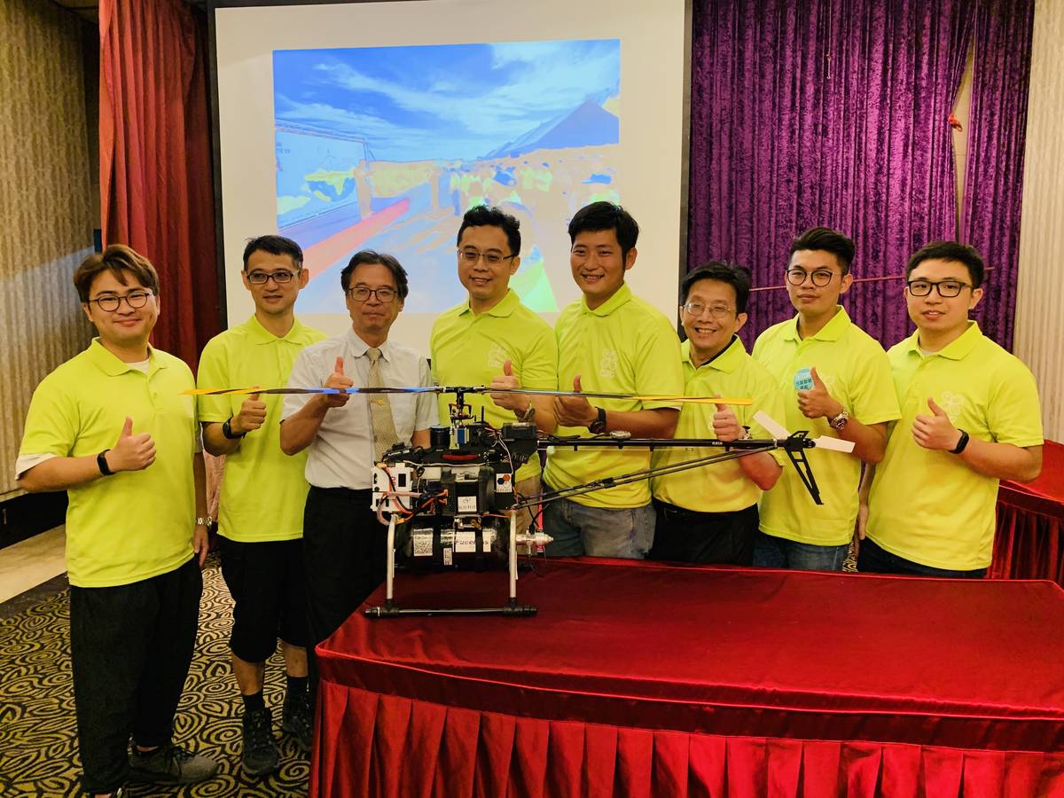 元智大學無人機設計獲得科技部競賽大獎(元智大學提供)