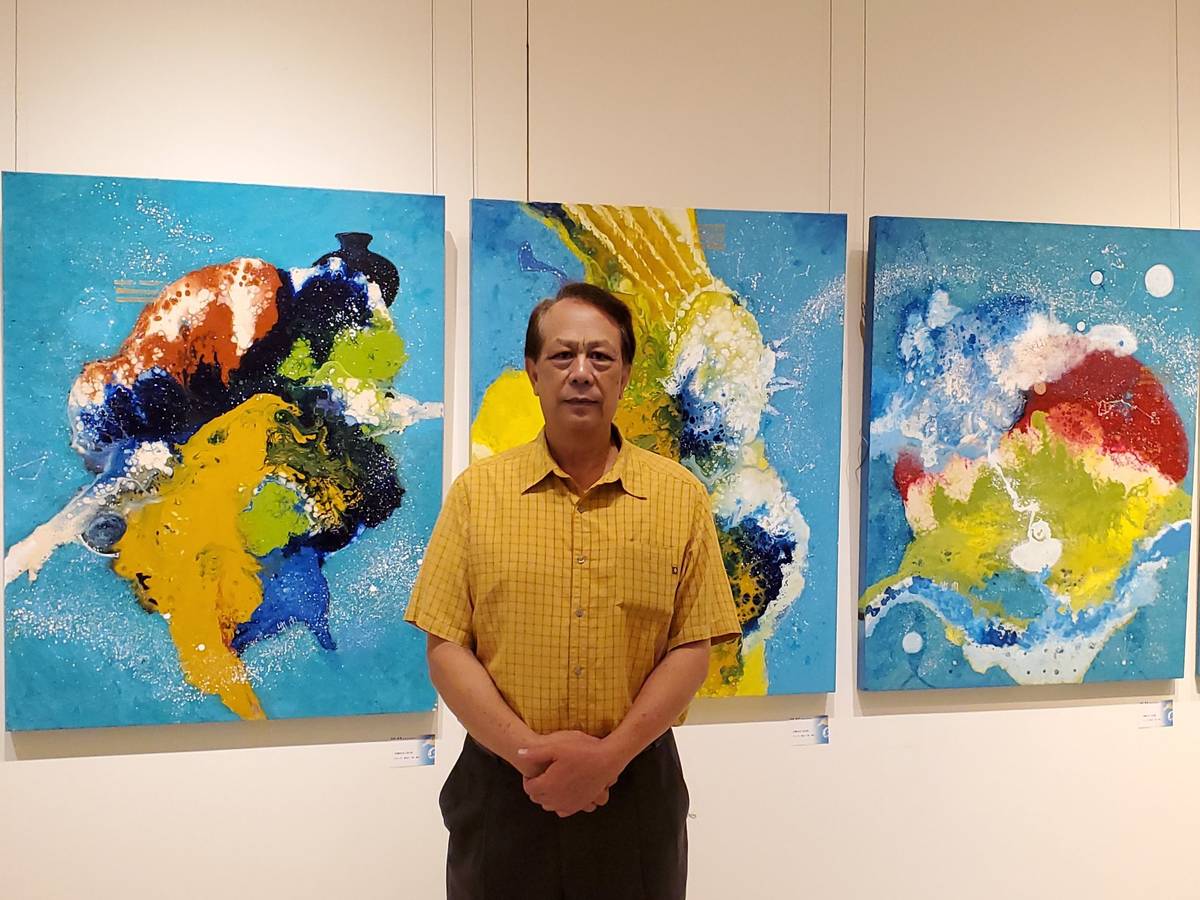 林輝堂「畫布上的天目」宇宙系列65件西畫作品，帶領觀眾遨遊無垠宇宙