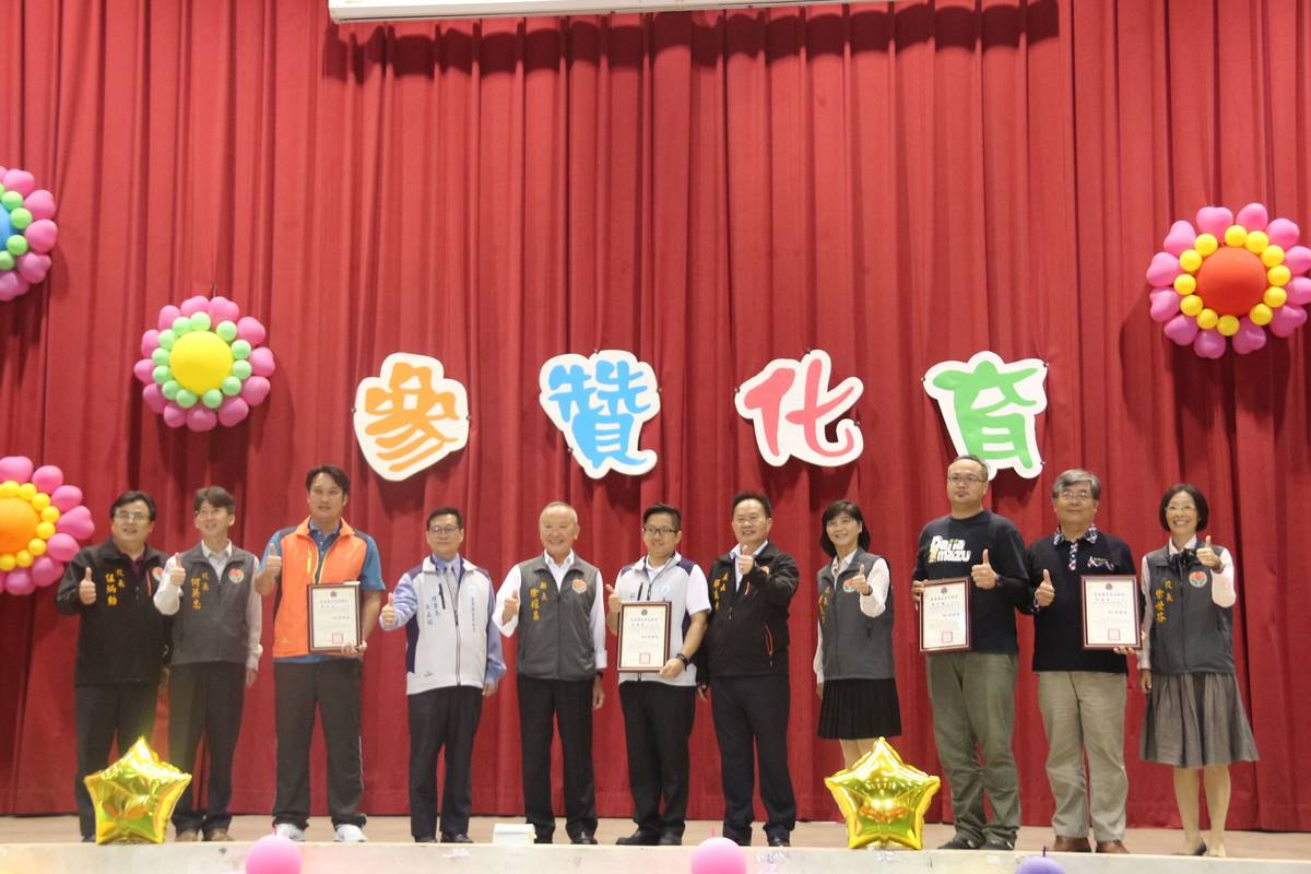 各校校長陪同出席（圖片來源：苗栗縣媒體事務中心）
