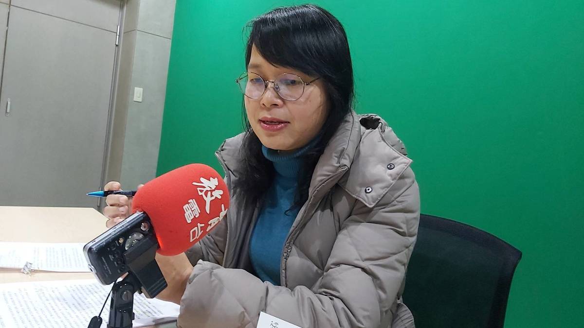 基隆市教育處林祝里處長接受本臺專訪。