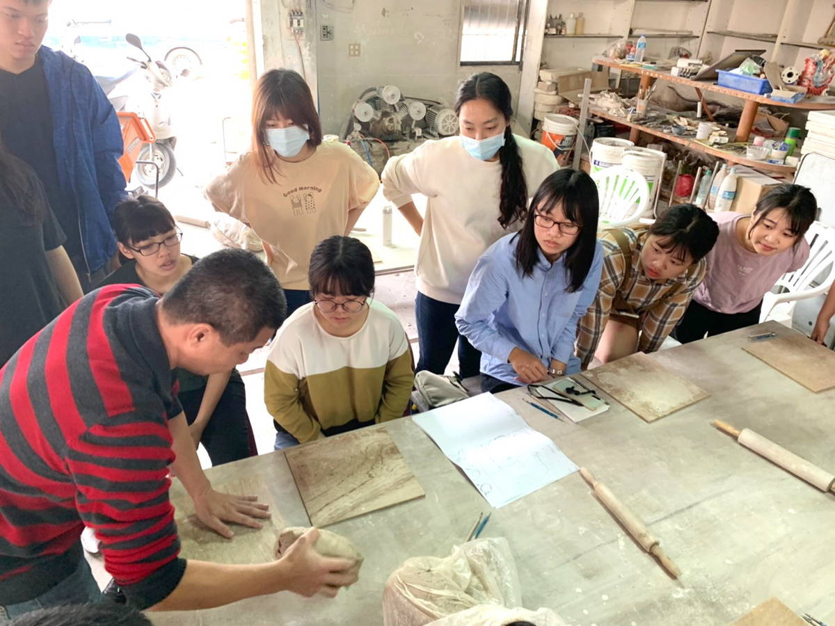 嘉大學子進入月眉社區 認識地方產業交趾陶