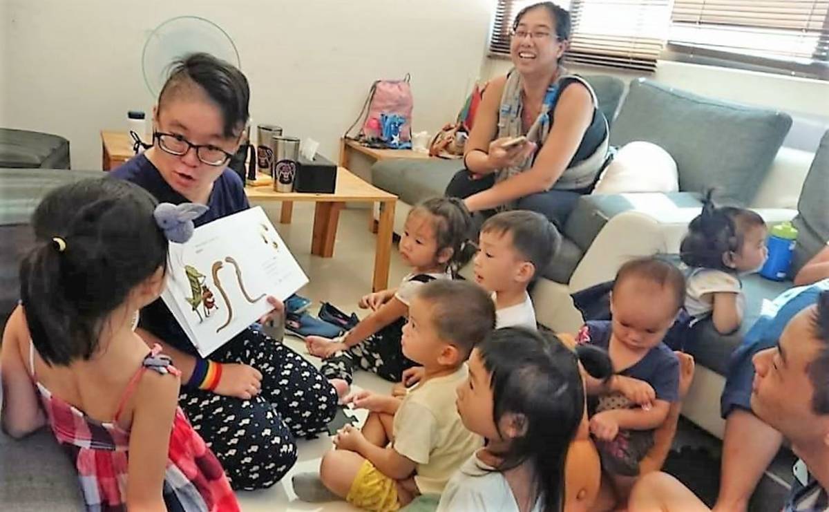 余靜葭認為學齡前的孩子就應該開始進行正確的性教育(圖片來源：余靜葭提供)