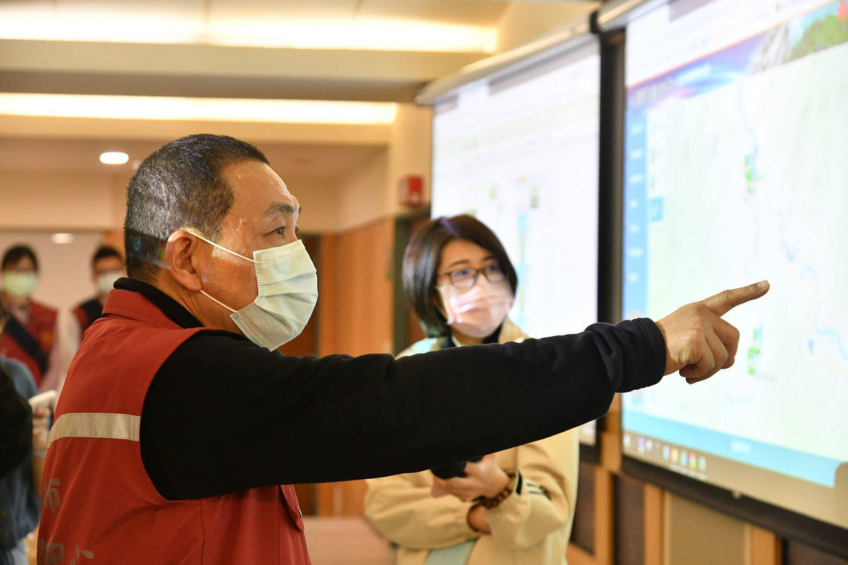 侯友宜市長指示交控中心務必做好228連假交通監控