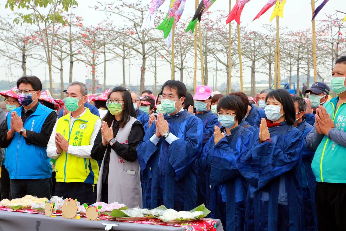 黃偉哲市長出席客家天穿日林初埤春之祭祈福儀式