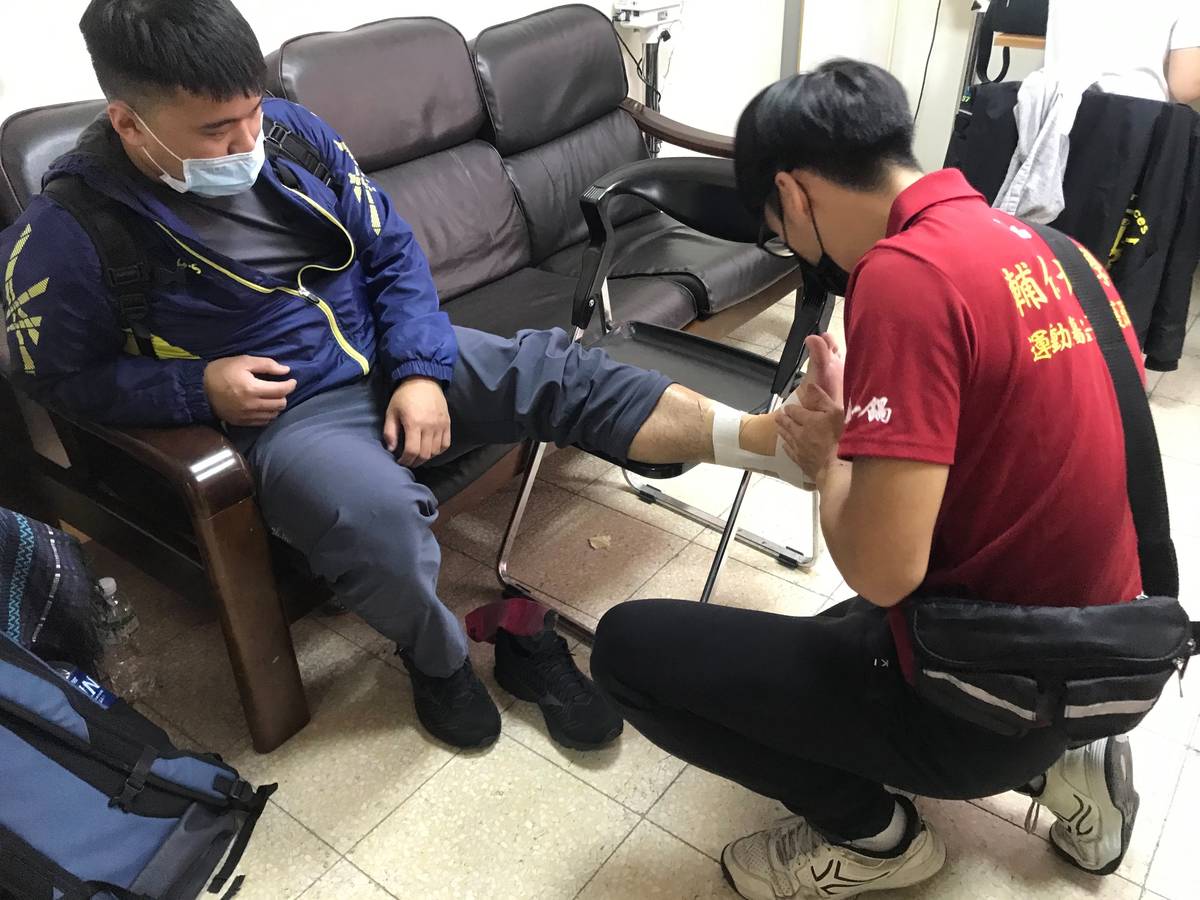 新北校園運動防護團的巡迴協助，提供選手完整醫療照護及更專業的健康管理。
