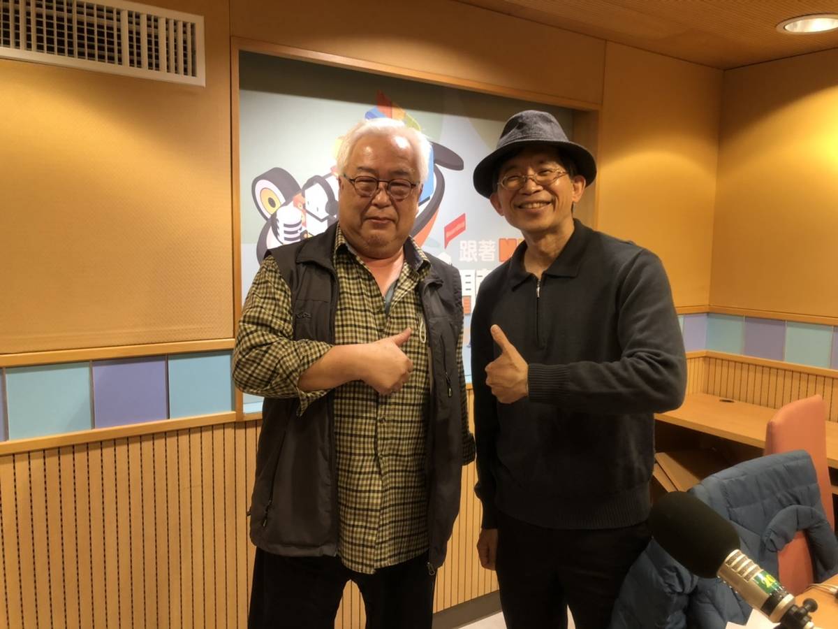 熊宜敬先生(左)、阿田教授(右)